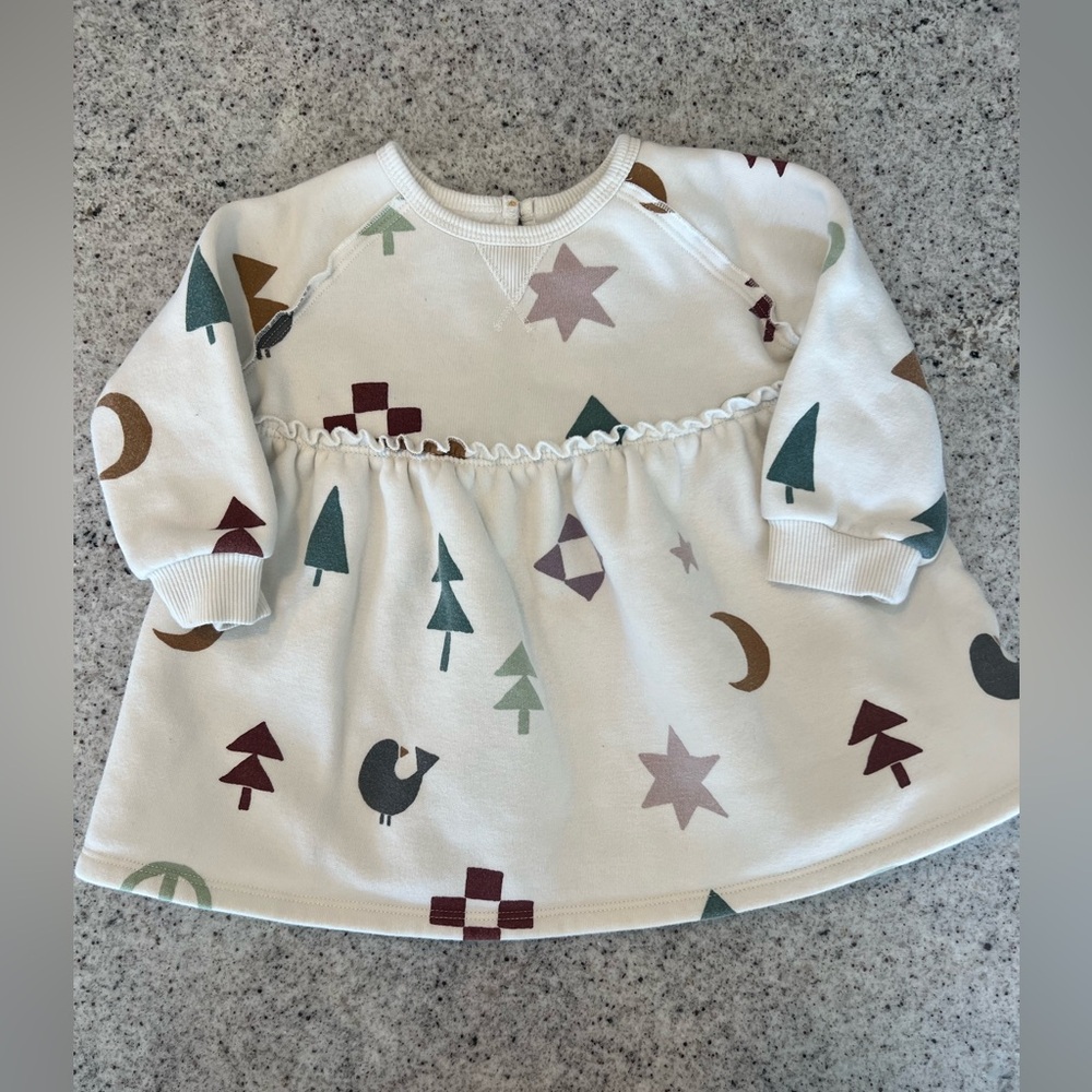 Little Co Sweatshirt Dress 12 Months